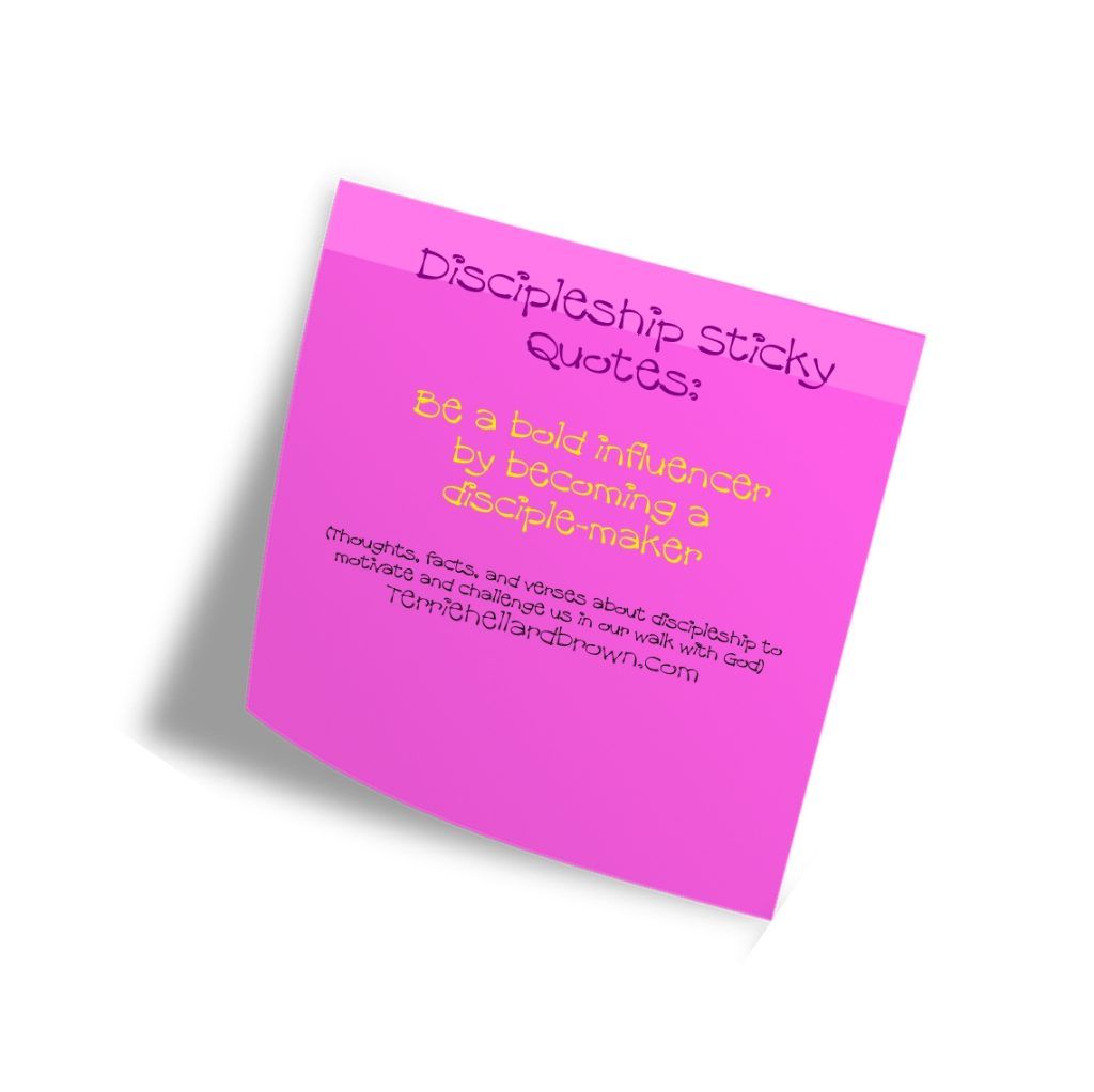 Discipleship Sticky Quote
